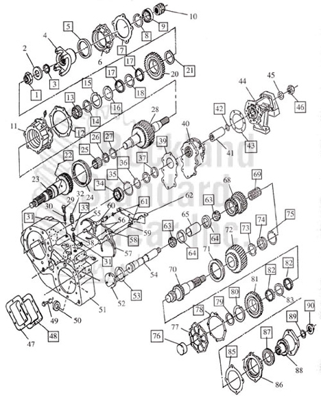 New Process 205 Transfer Case