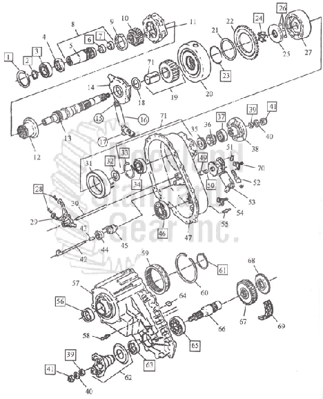 Borg Warner 4405 Transfer Case Electrical Shift / 1995-98 Explorer 4.0L