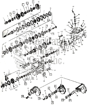 New Venture 4500 Transmission diagram